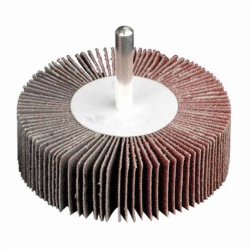 Fine Aluminum Oxide Coated Mounted Flap Wheel, 180 G N571
