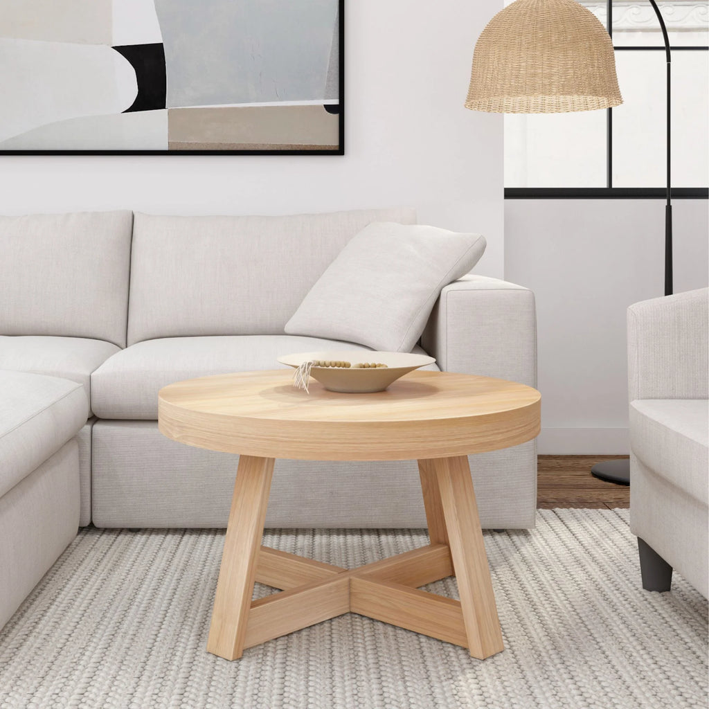 Round 30 Inch Coffee Table I929424