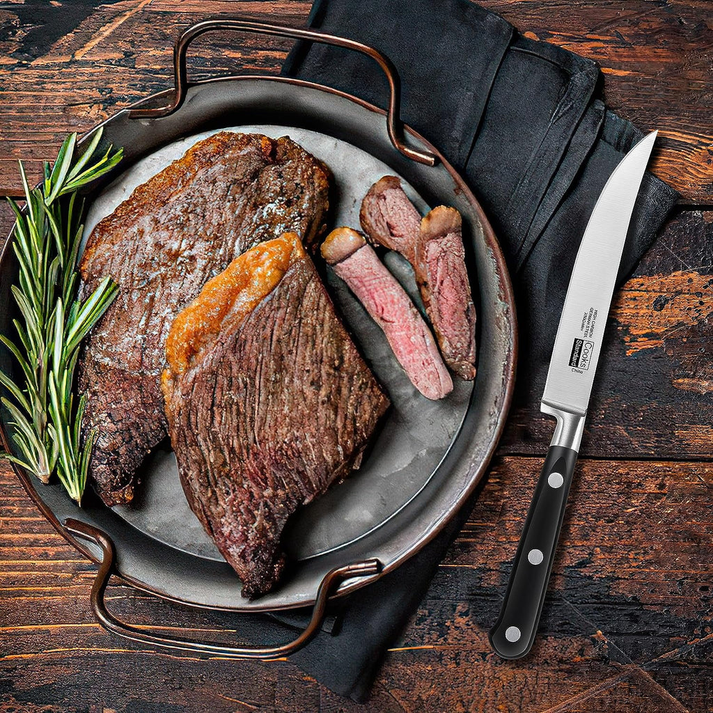 6-Piece High Carbon Stainless Steel Steak Knives Set V451799