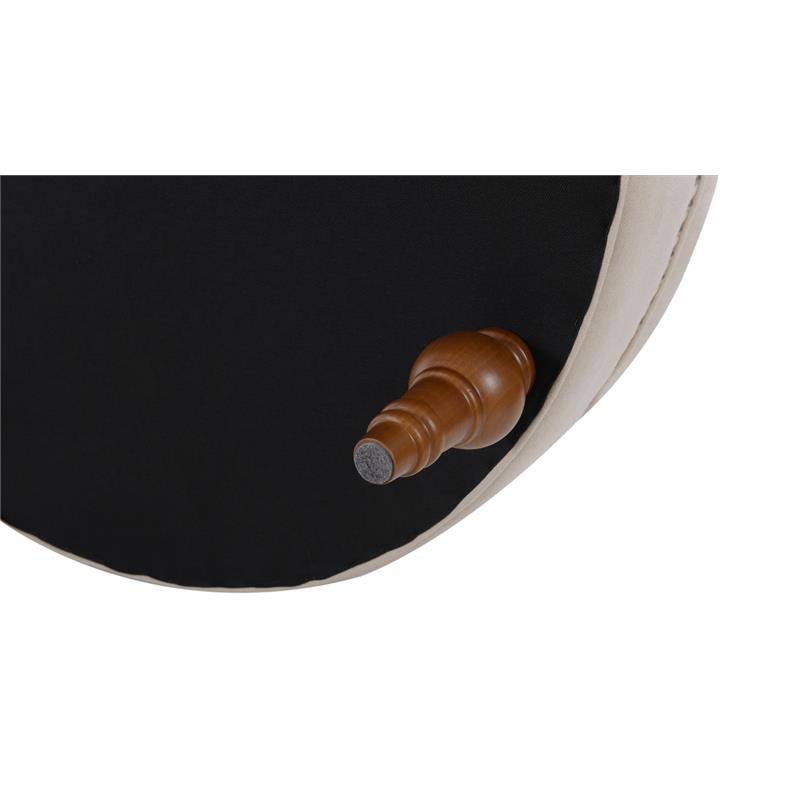 Tufted Round Ottoman Y278605