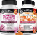 Probiotic Menopause Supplement for Women Plus Daily Multivitamin for Women 50 & Over F16856