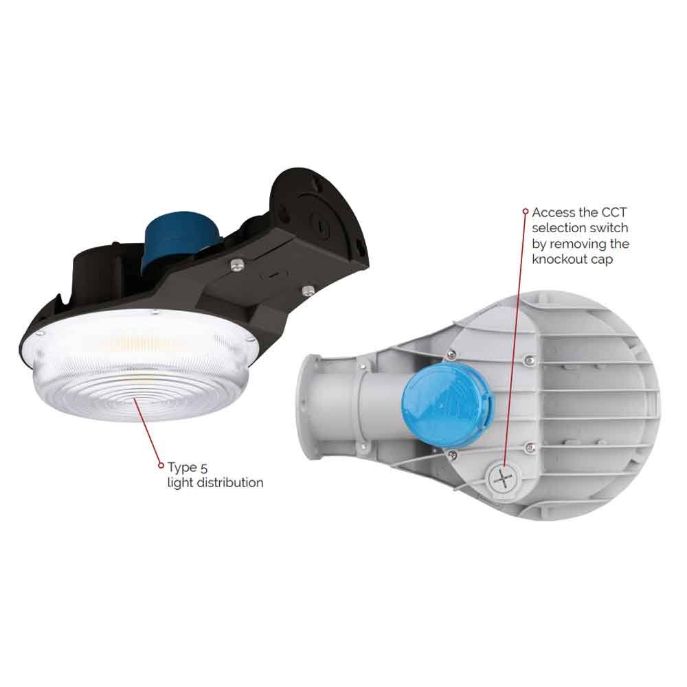 60 Watt LED Area Light with Photocell D222