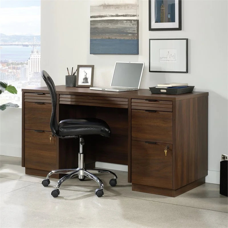 60" Engineered Wood Credenza Desk A226045