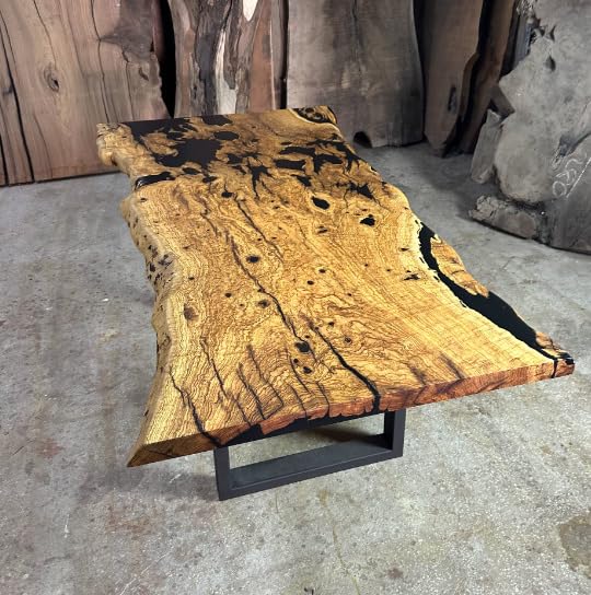 Epoxy Wooden Dining Table (30 x 36 x 24 Inches) C64272
