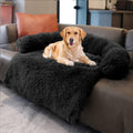 Dark Grey Small Pet Couch Protector with Soft Neck Bolster G101