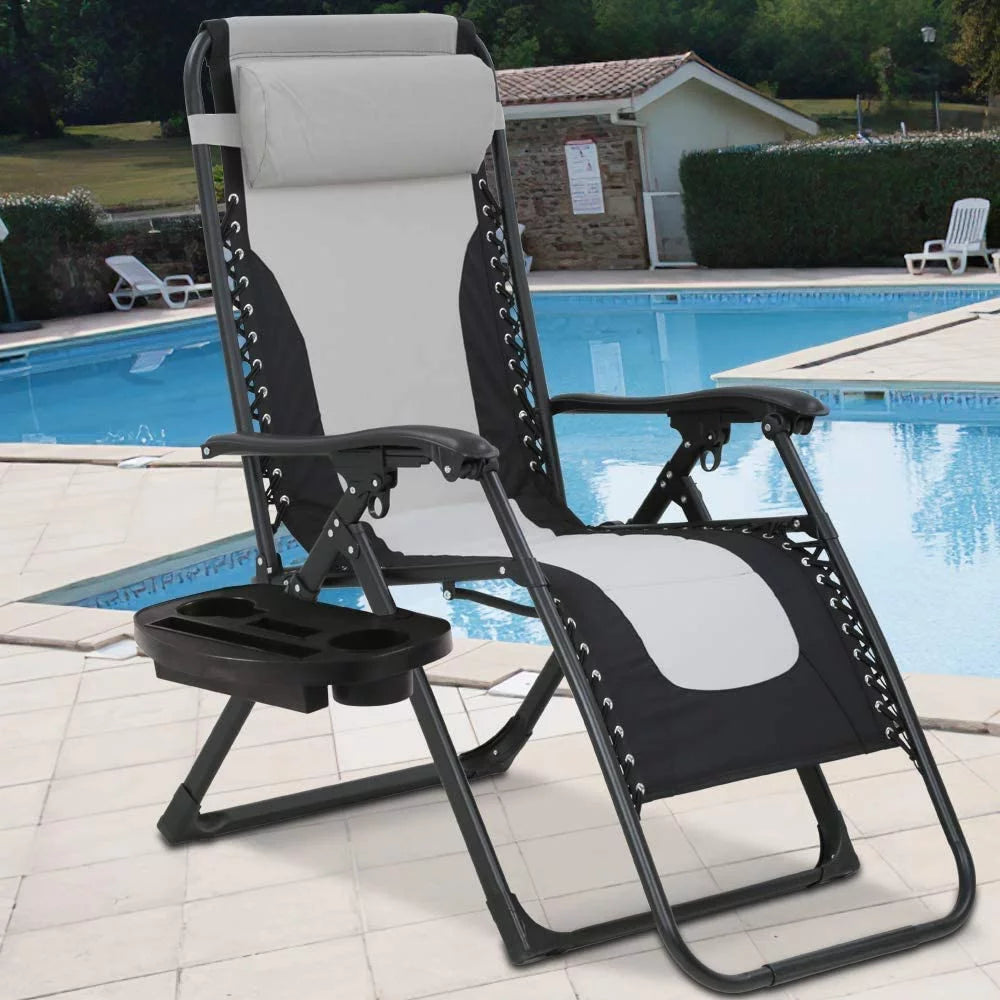 Oversized Zero Gravity Chair with Cup Holder Q450