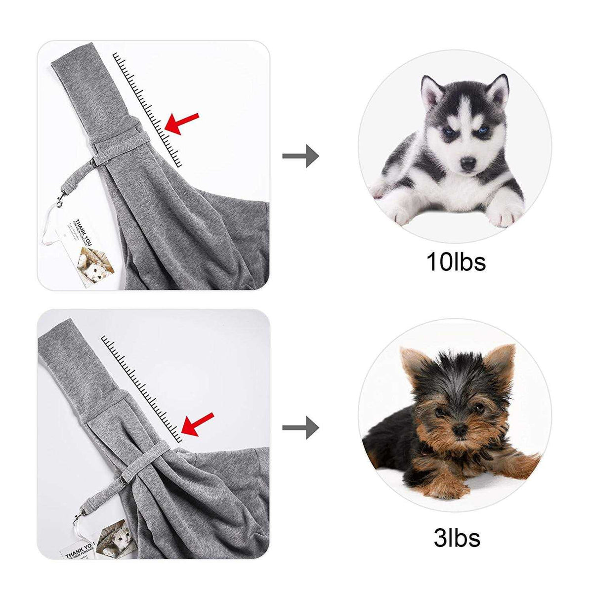 Reversible Sling Pet Carrier U253
