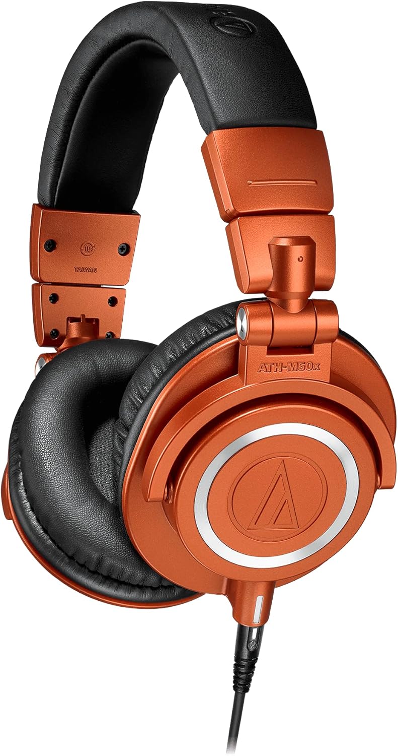 Black Professional Studio Monitor Headphones with Detachable Cable Y11113