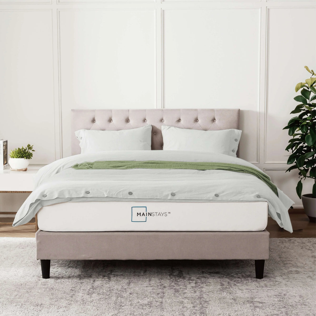 6” Green Tea Infused Memory Foam Mattress, Twin E662