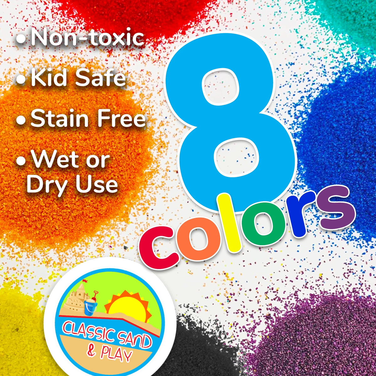 Red Colored Play Sand, 5 lb. Bag D336019