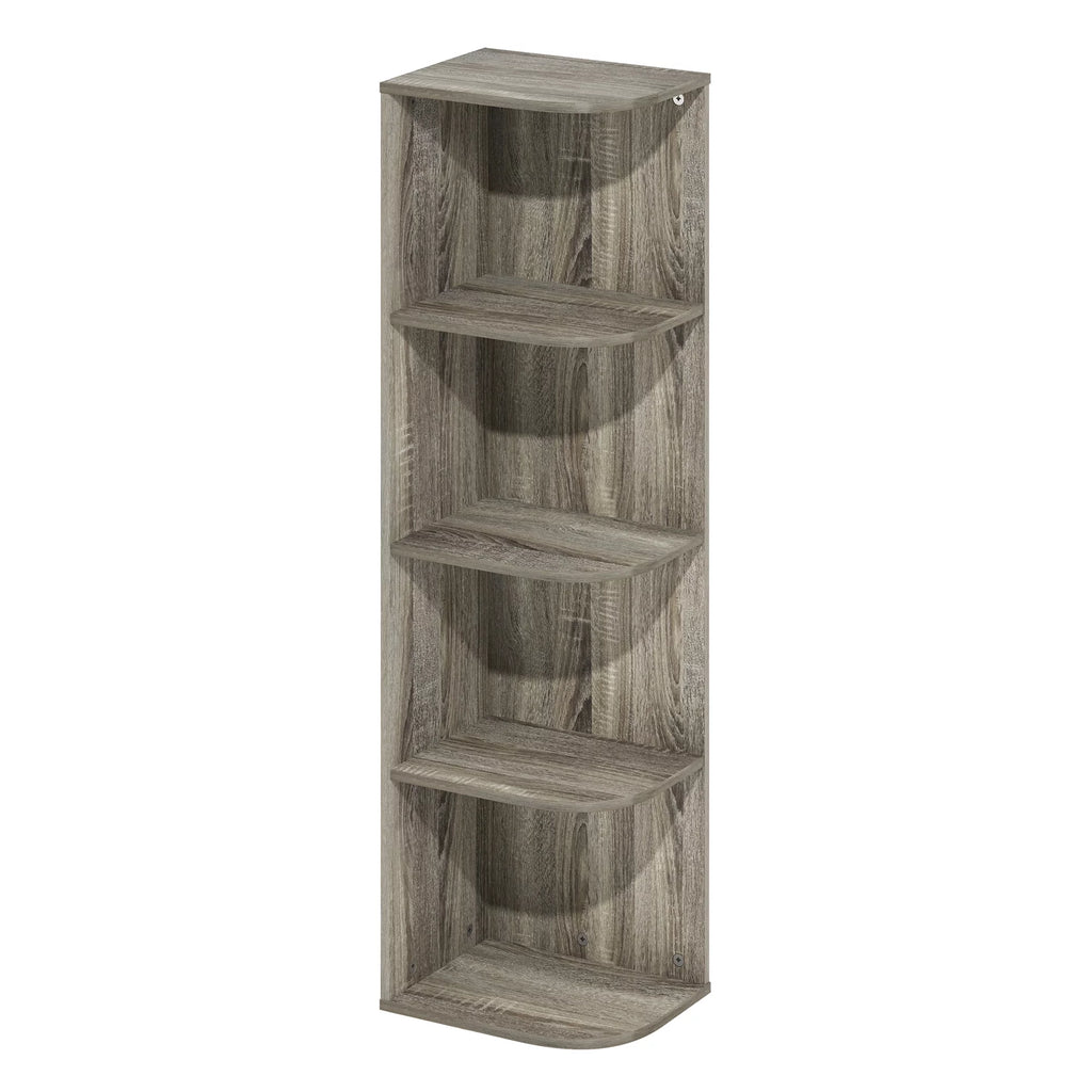 4-Tier Corner Open Shelf Bookcase D7765