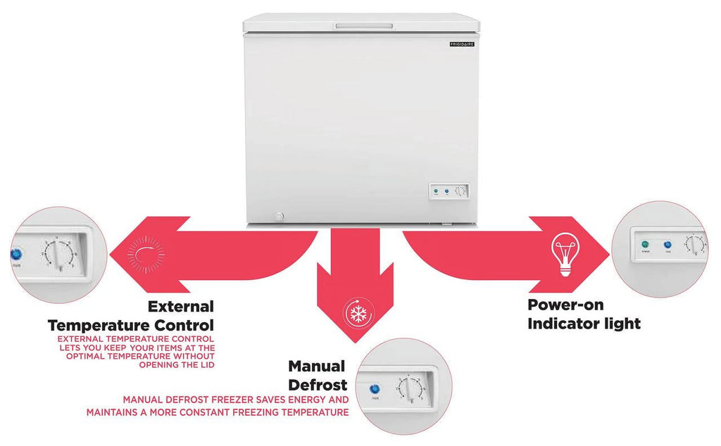 7.0 Cu. ft. White Chest Freezer V10249