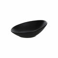 Oval Slanting Bowl 36.5x24cm Black X506