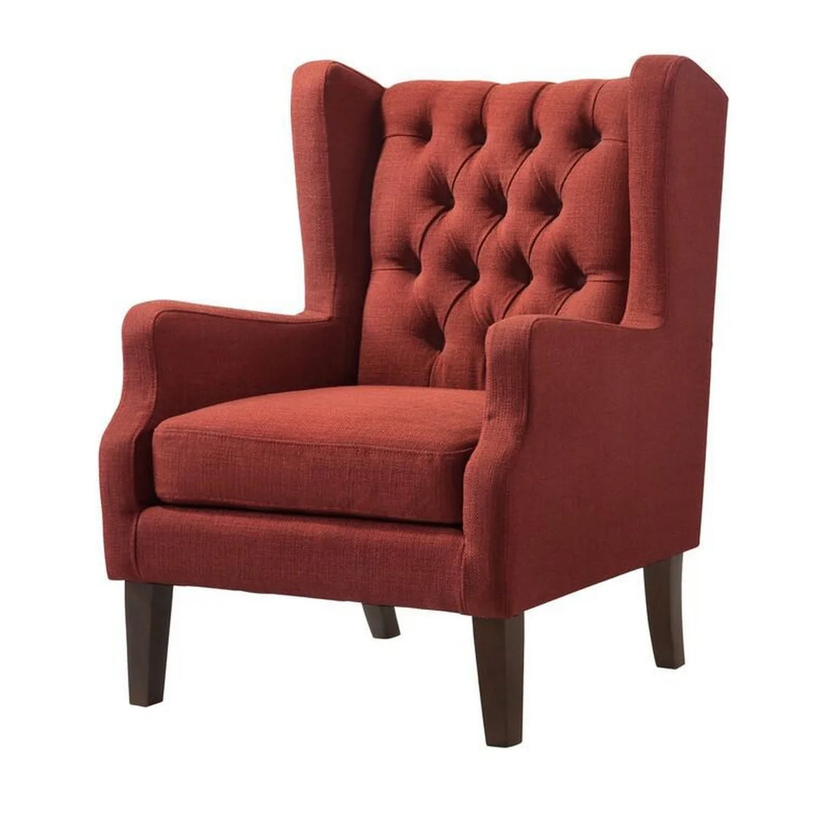 Red Fabric Accent Chair K91987