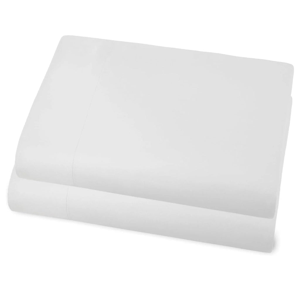 2-Pack Twin Size White Flat Sheets, 66" x 96" X54432