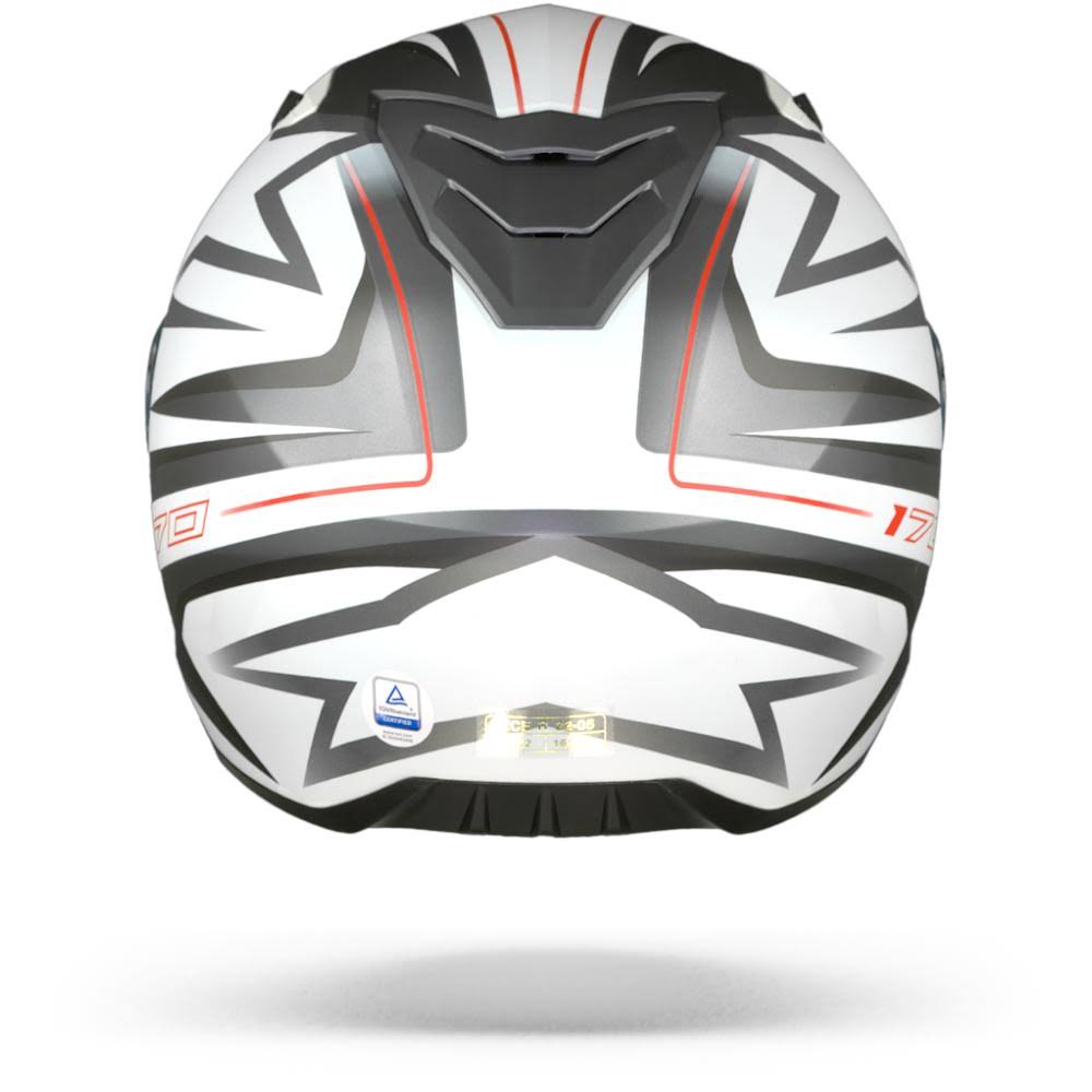 White S Motorcycle Helmet H378