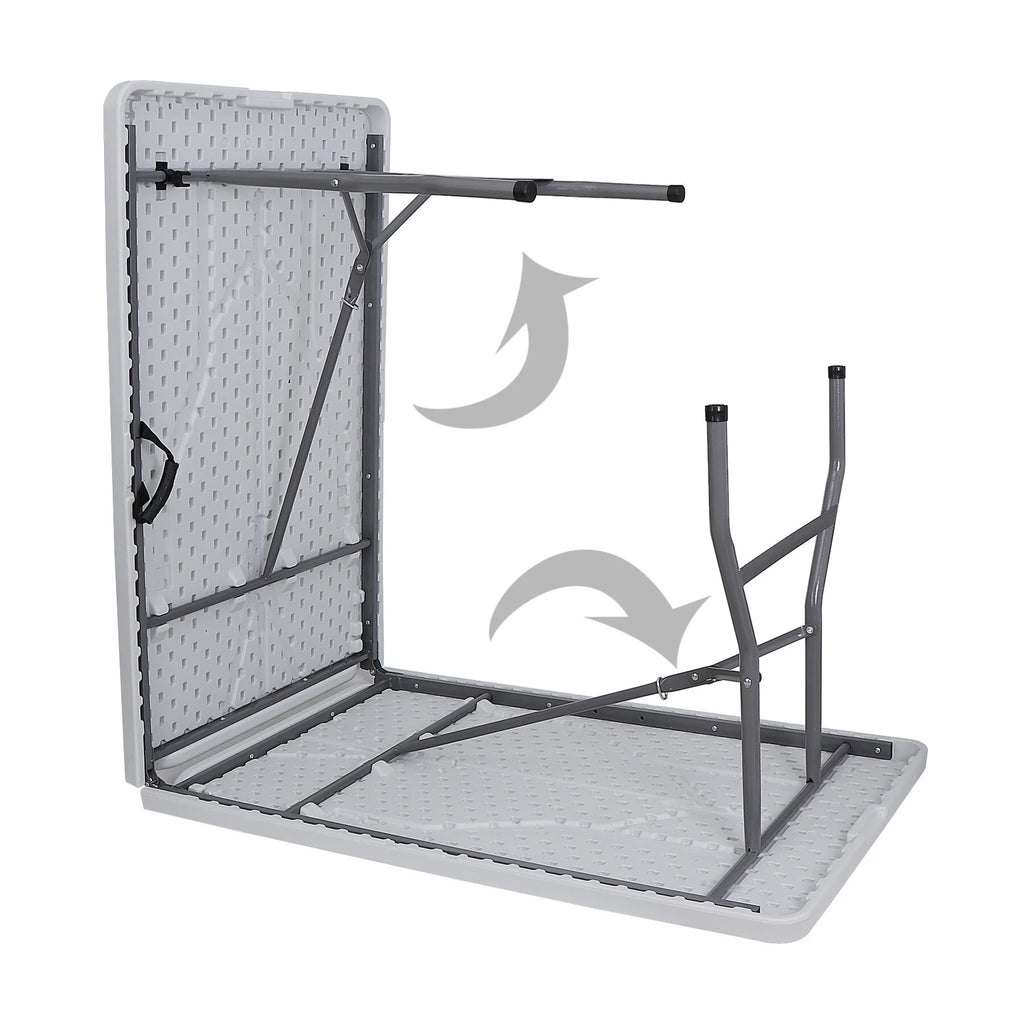 8 ft Plastic Folding Camping Table N3033