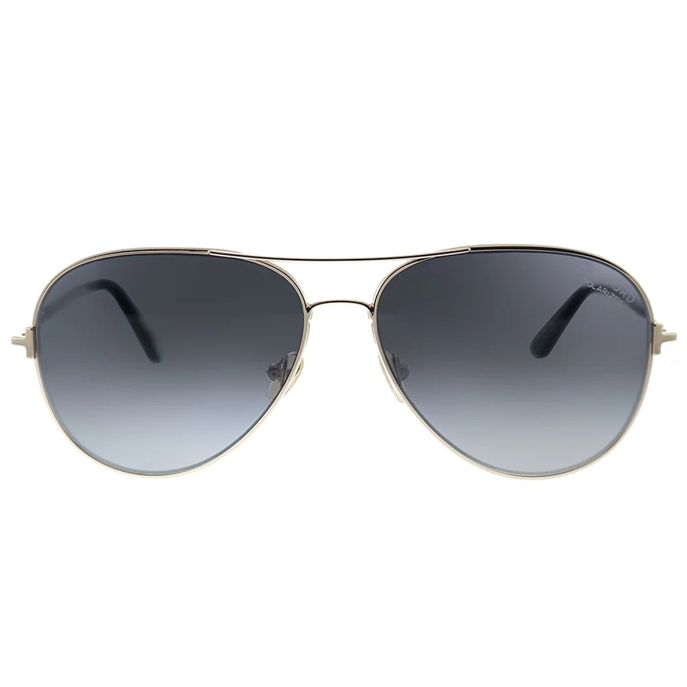 Metal Aviator Sunglasses Rose Gold 61mm U546
