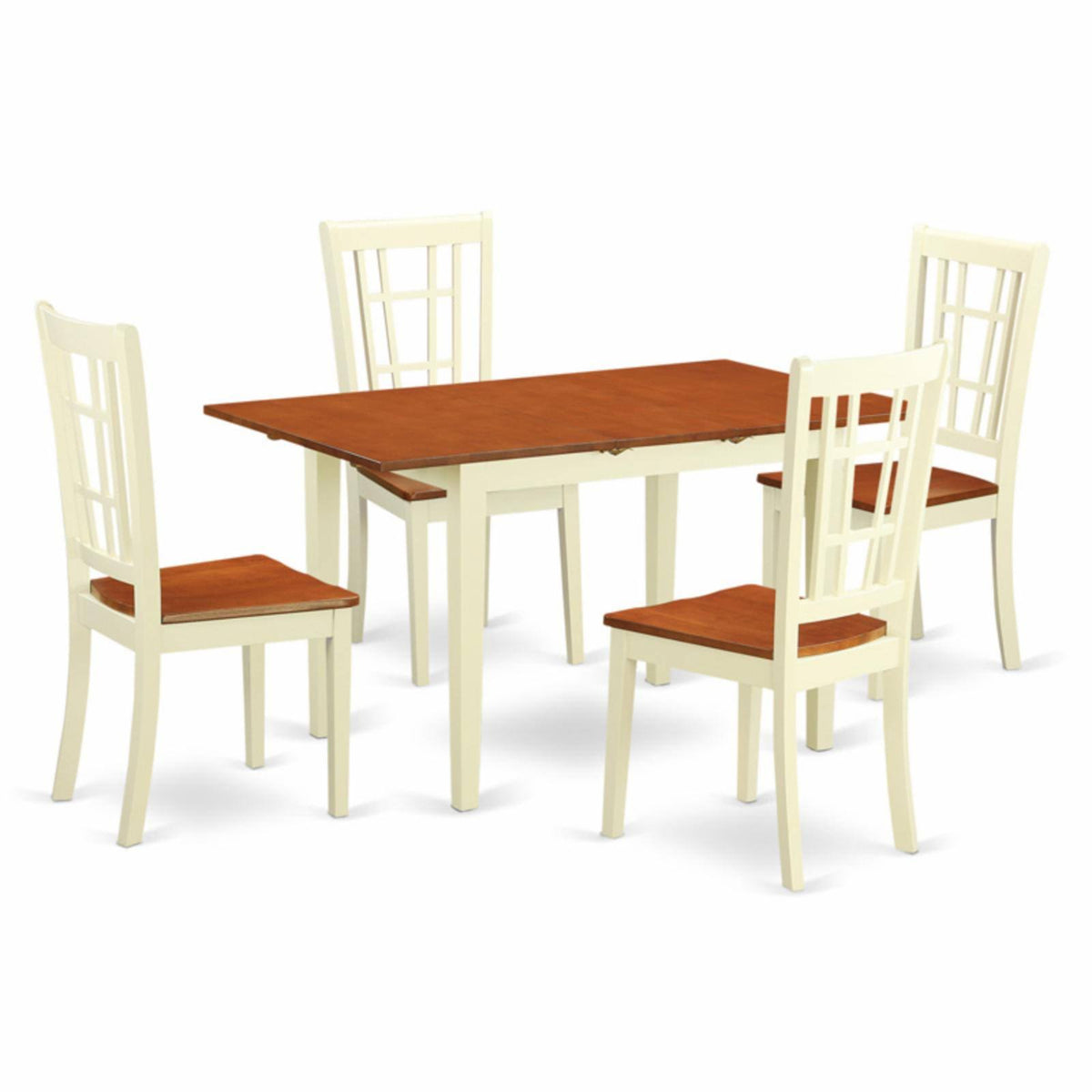 5 Piece Dinette Table and 4 Kitchen Dining Chair C452