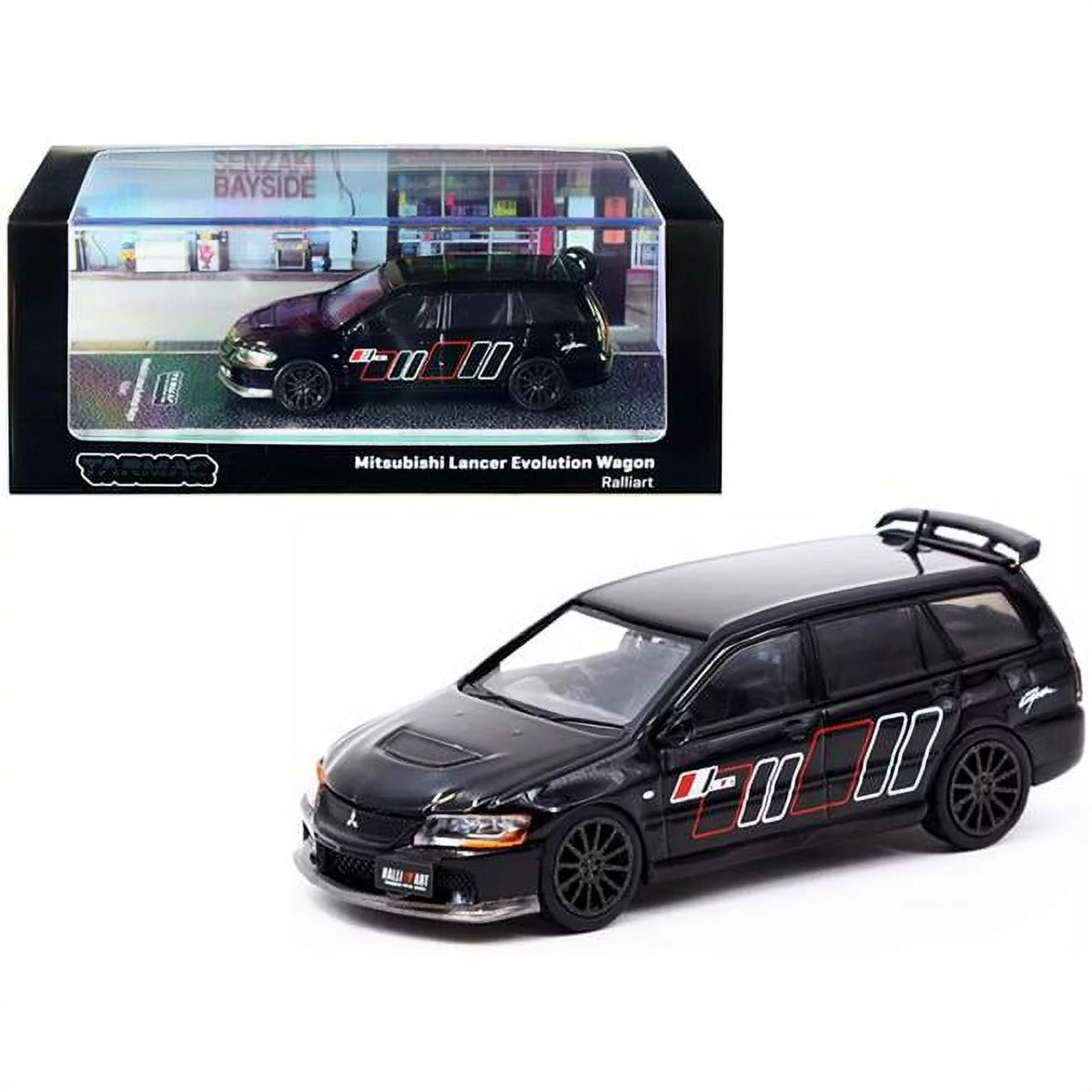 Black 1 by 64 Diecast Model Car J6910
