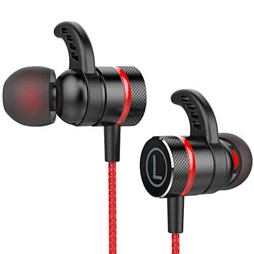 Gaming Earphones with Dual Audio Drivers, In-Line Mic and 3.5mm P44441