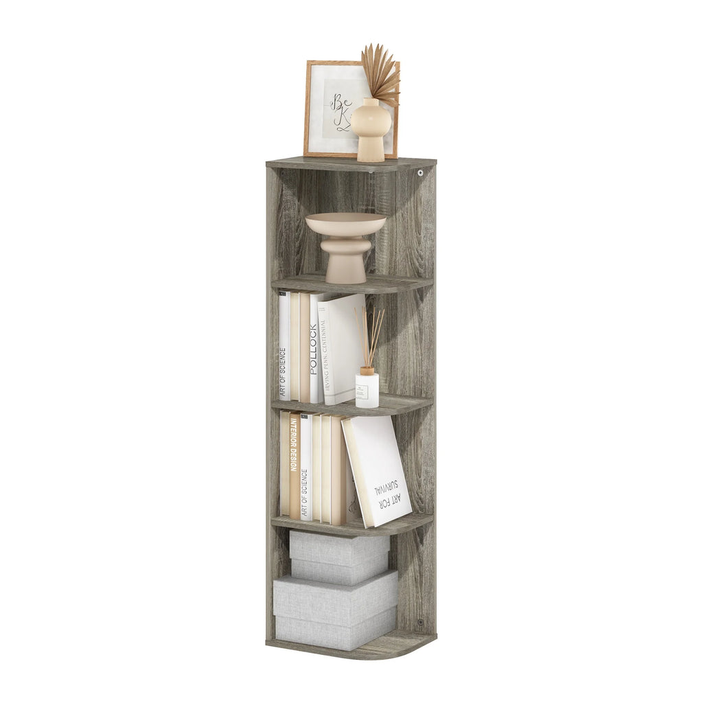 4-Tier Corner Open Shelf Bookcase D7765