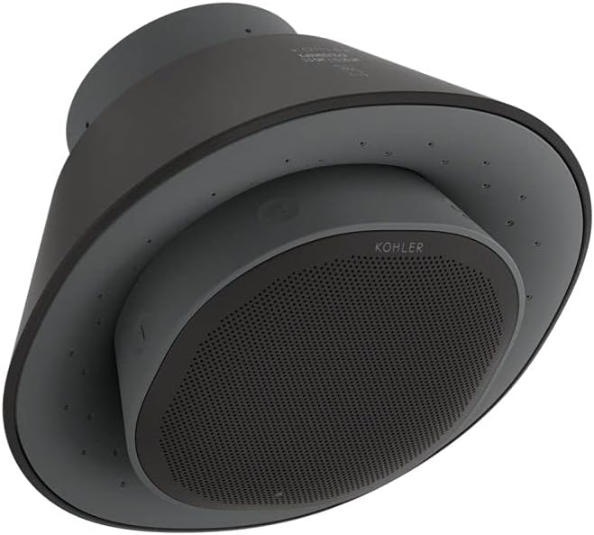 Polished Chrome Bluetooth Showerhead with Rechargeable Speaker J1133