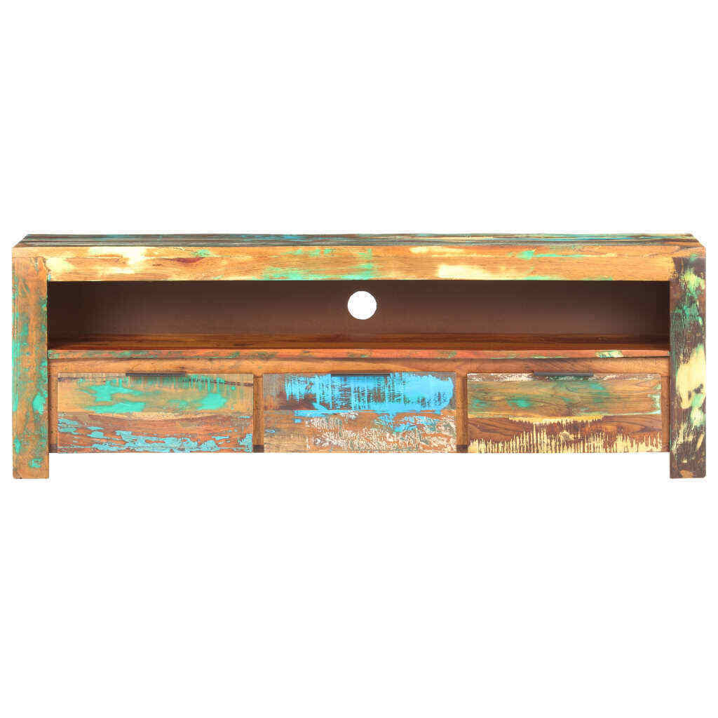 Solid Reclaimed Wood TV Cabinet N30230