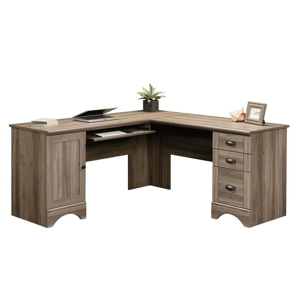 L-Shaped Engineered Wood Computer Desk Z47456