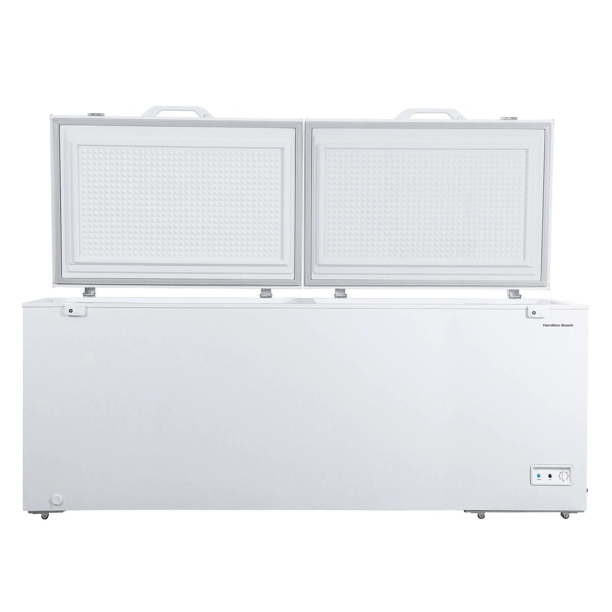 White Dual Door Chest Freezer O29665