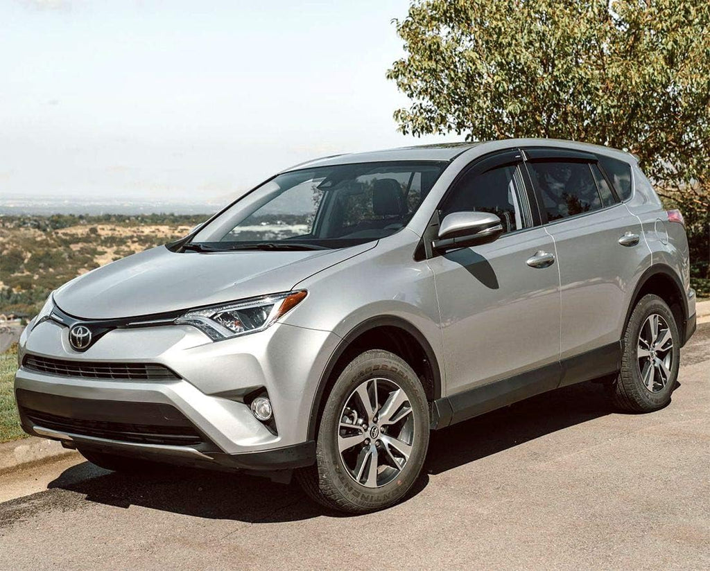 4 pcs Tape-on Side Window Deflectors for Toyota RAV4 2013-2018 SUV E997346