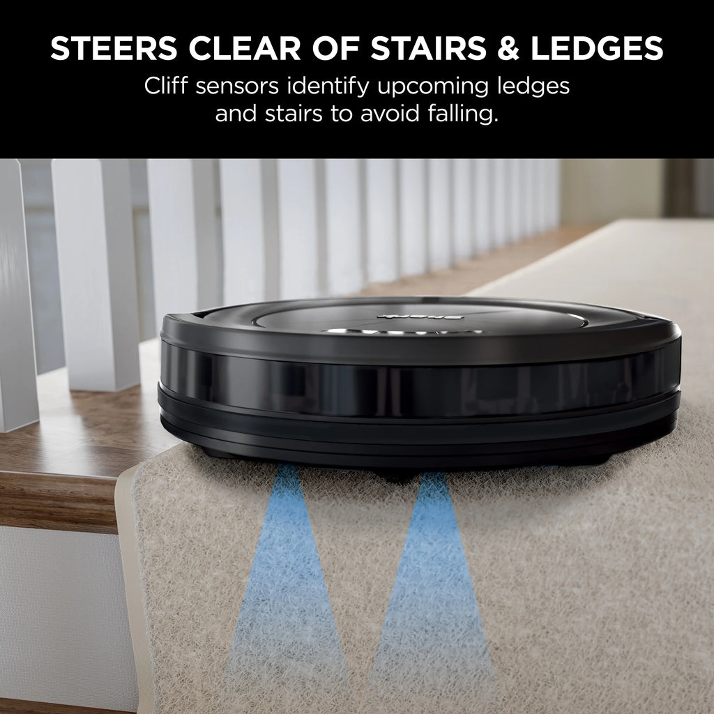 Black Wi-Fi Connected Robot Vacuum Y4953