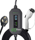 Portable Level 2 Electric Vehicle Charger, 16Amp, 30 Feet D264