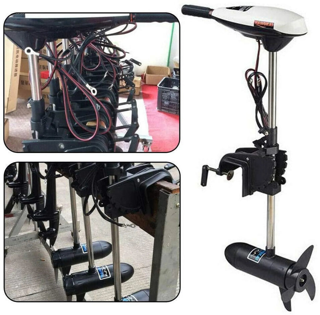 12V 65lb 660W Electric Outboard Motor X305289