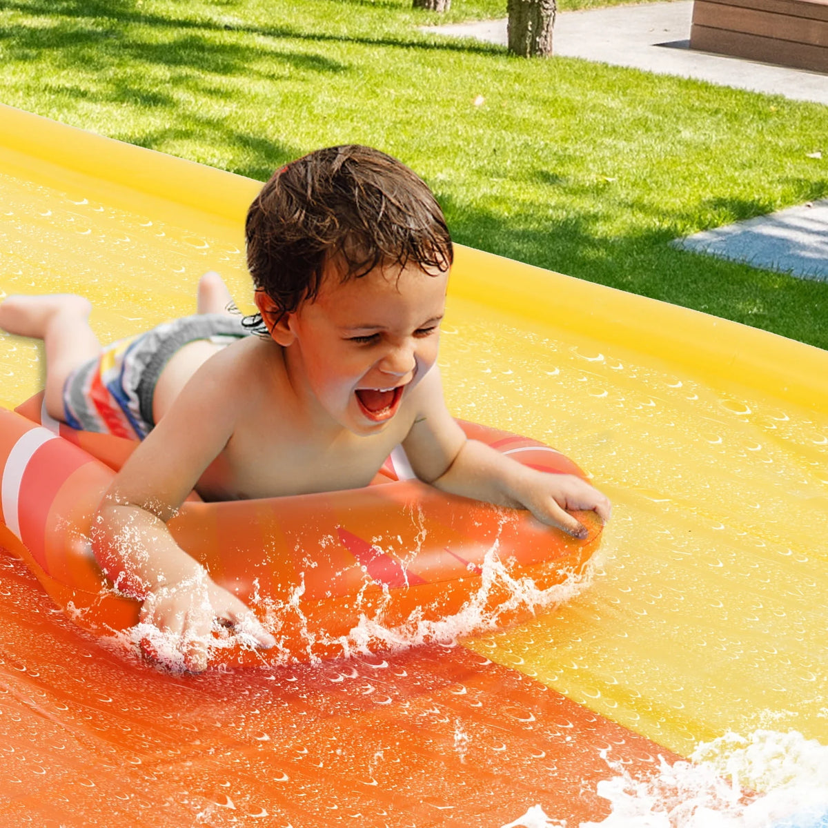 20ft Inflatable Water Slide with 2 Bodyboards and Sprinkler B244176