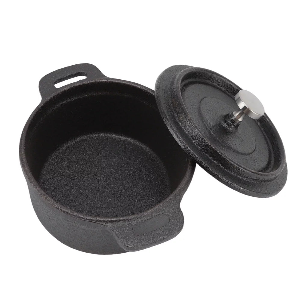 Cast Iron Cooking Pot with Lid 20CM W921