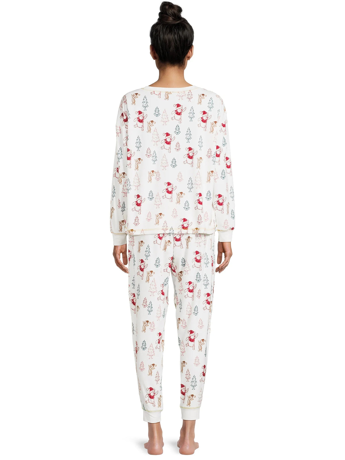 Women's Christmas Top and Pants Pajama Set, 2-Piece S372453