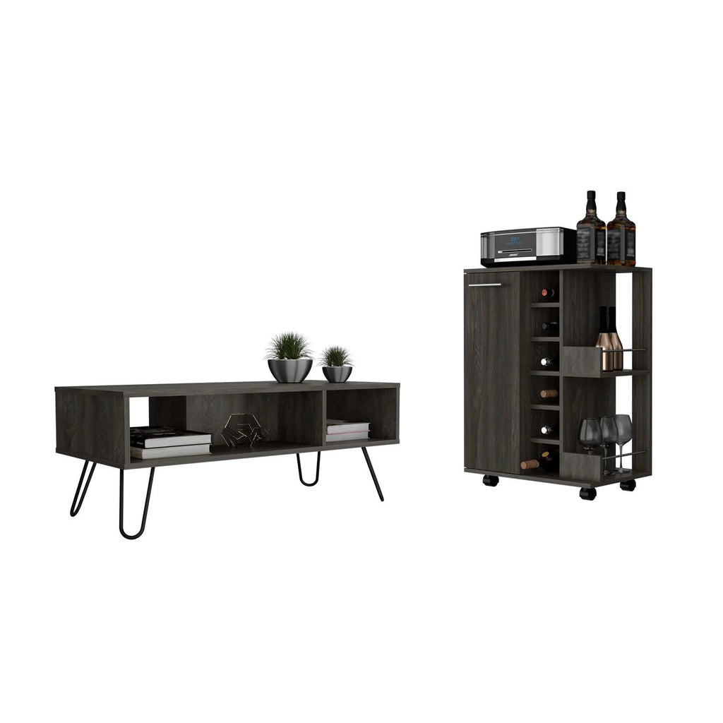 Brown 2 Piece Living Room Set V775015