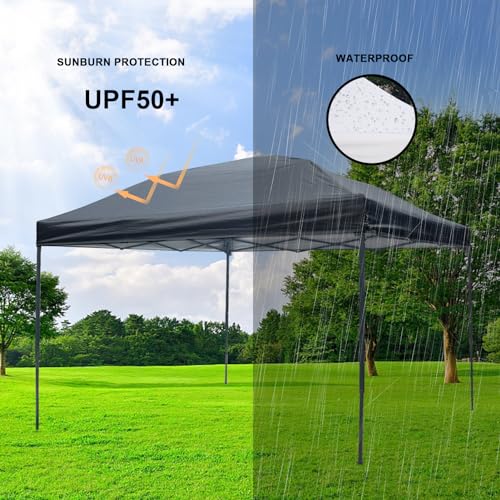 White Waterproof Canopy Replacement Top with Ropes L182
