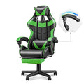 White Gaming Chair with Footrest Q60412