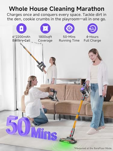 Cordless Stick Vacuum Cleaner 45KPa 400W F5070