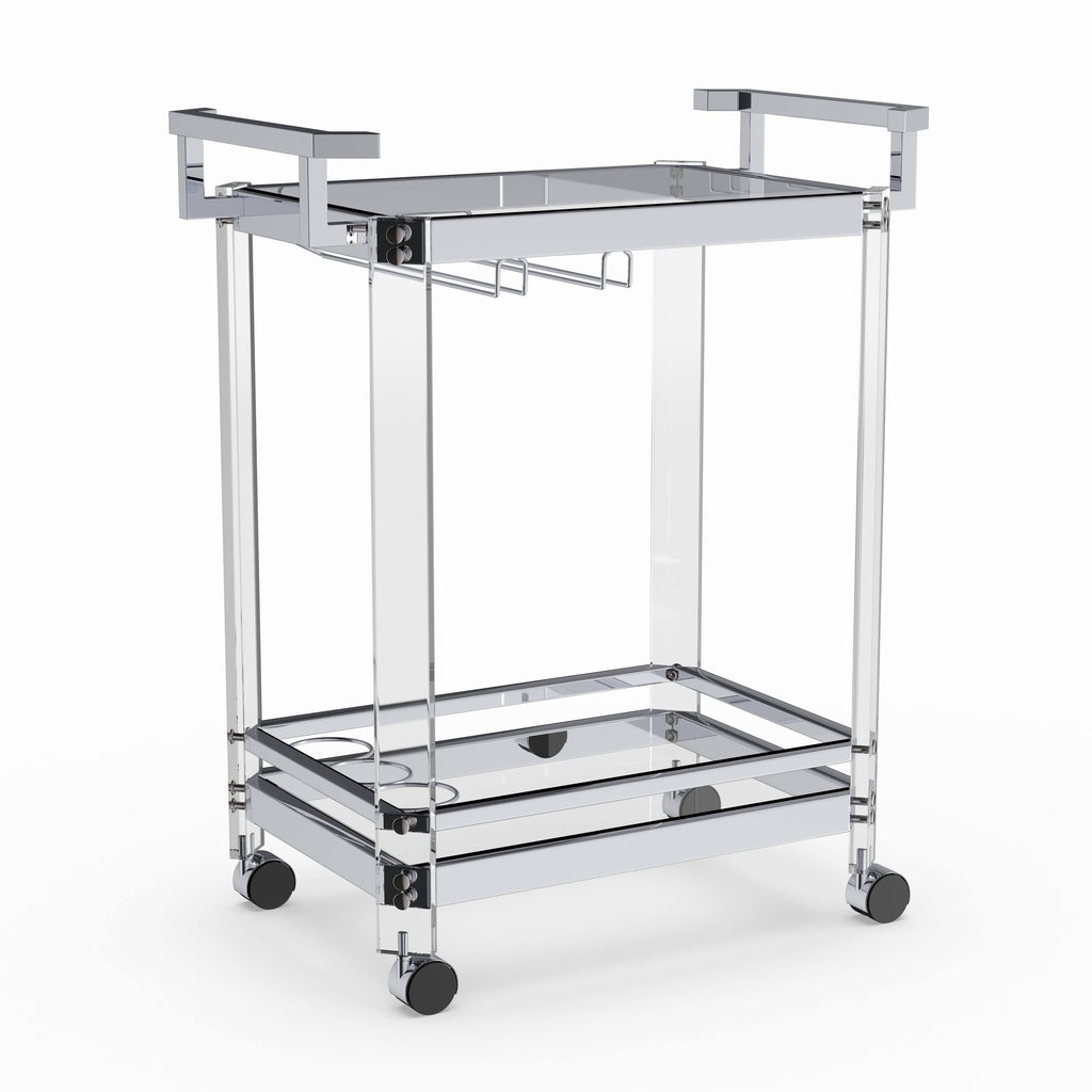 Clear Serving Cart E8126