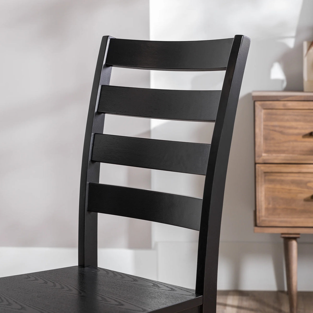 Set of 2 Black Dining Chair S427