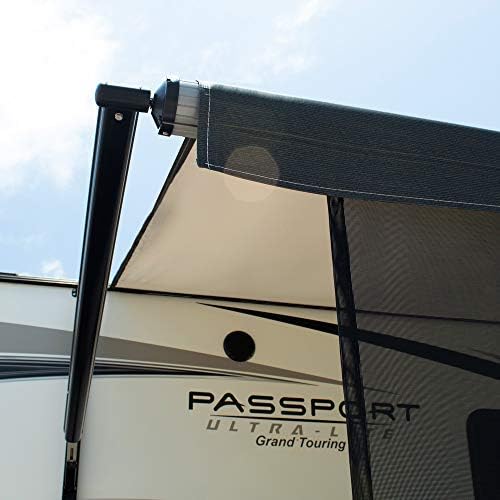 Black Mesh Sun Shade 6' x 12' Q38507