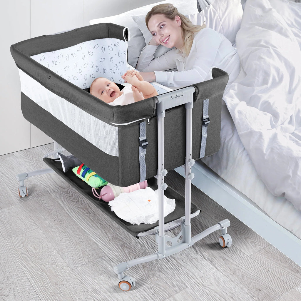 Baby Bassinet Bedside Sleeper W86463