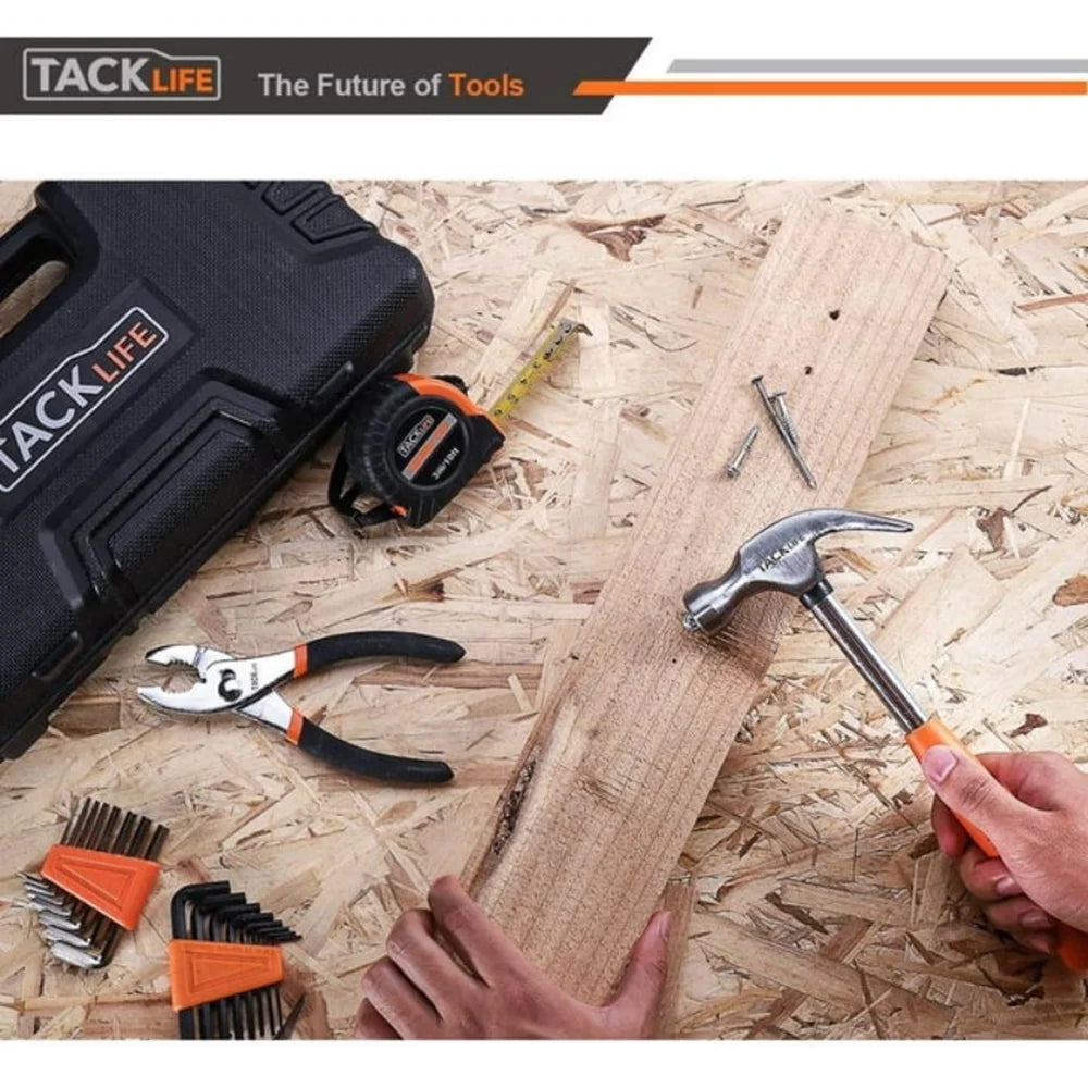 57 Pcs Hand Tool Set with Storage Case Black J82254