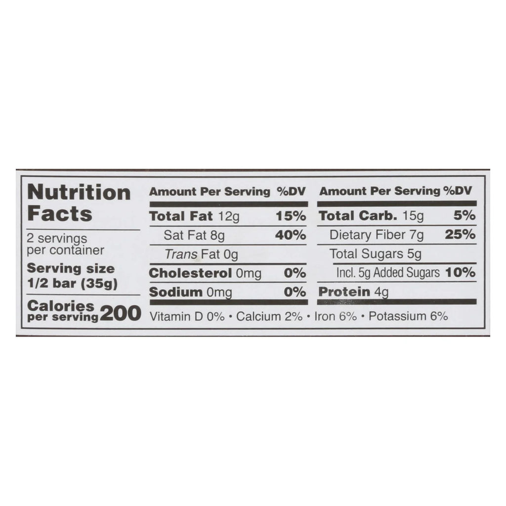 2.5 OZ Dark Chocolate Bar W33824