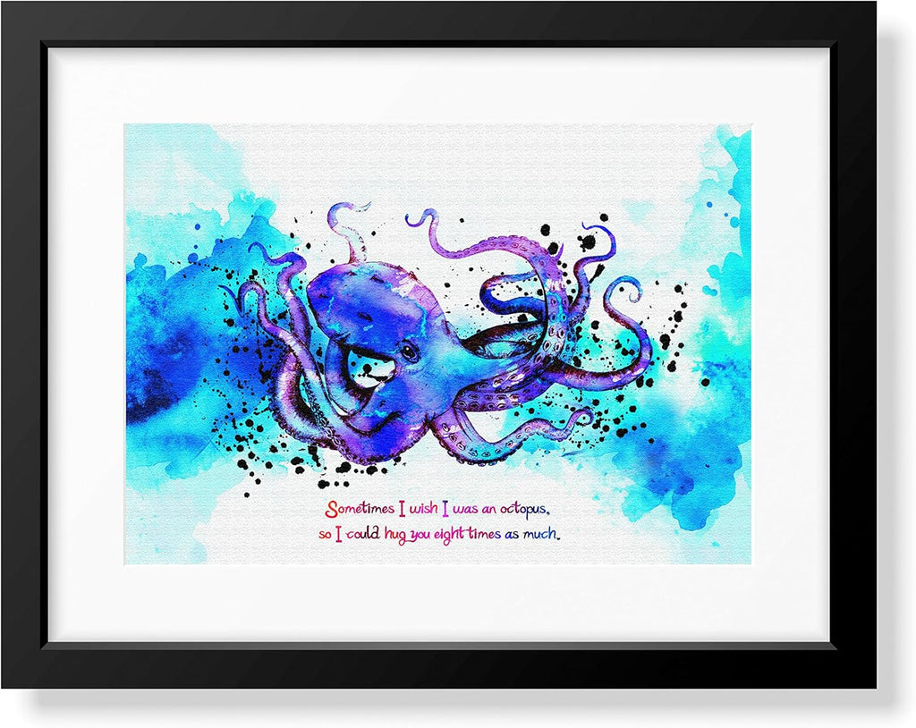 Pink Sea Animals Canvas Wall Art N699497