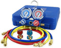 A/C Manifold Gauge Set R134a Brass 1/4 SAE Fittings O941850