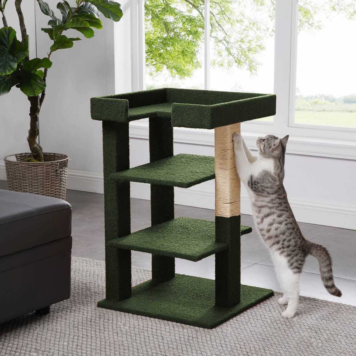Cat Tree with Scratching Post W3009